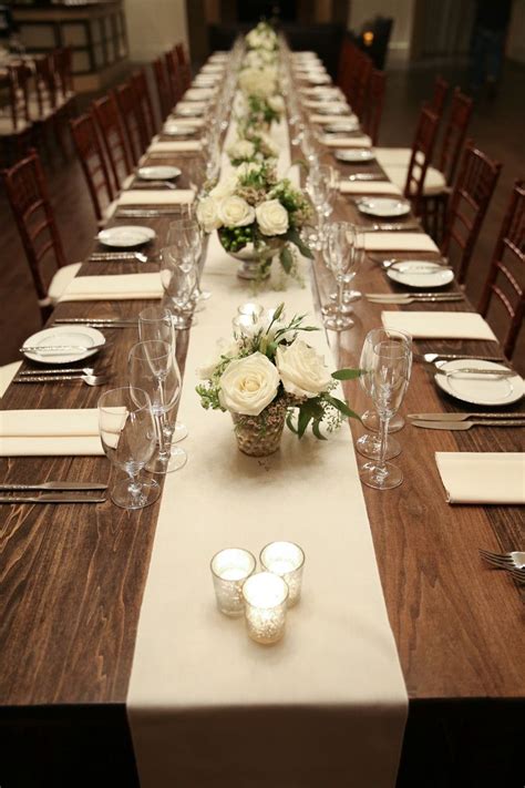 wedding decorations for long tables